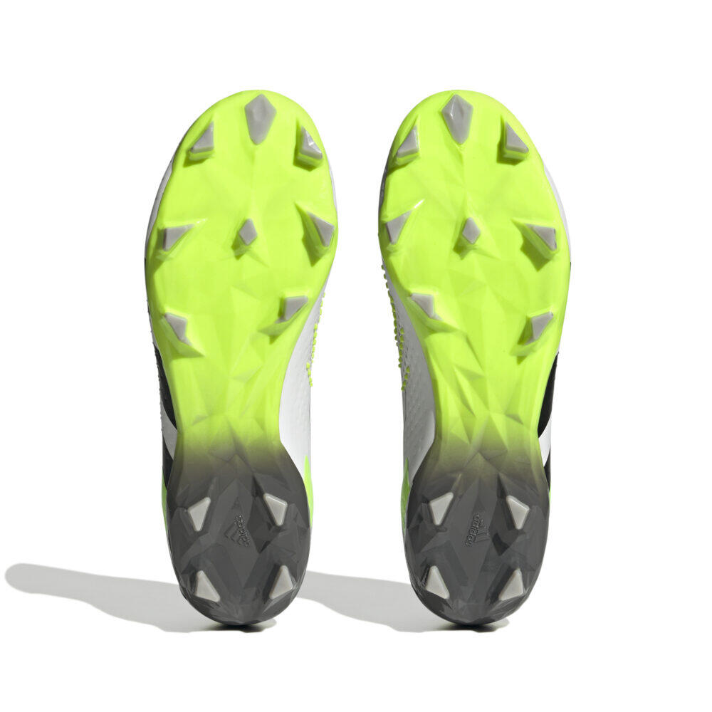 Crampons Adidas Predator Accuracy.2 Fg Blanc et jaune 2/7