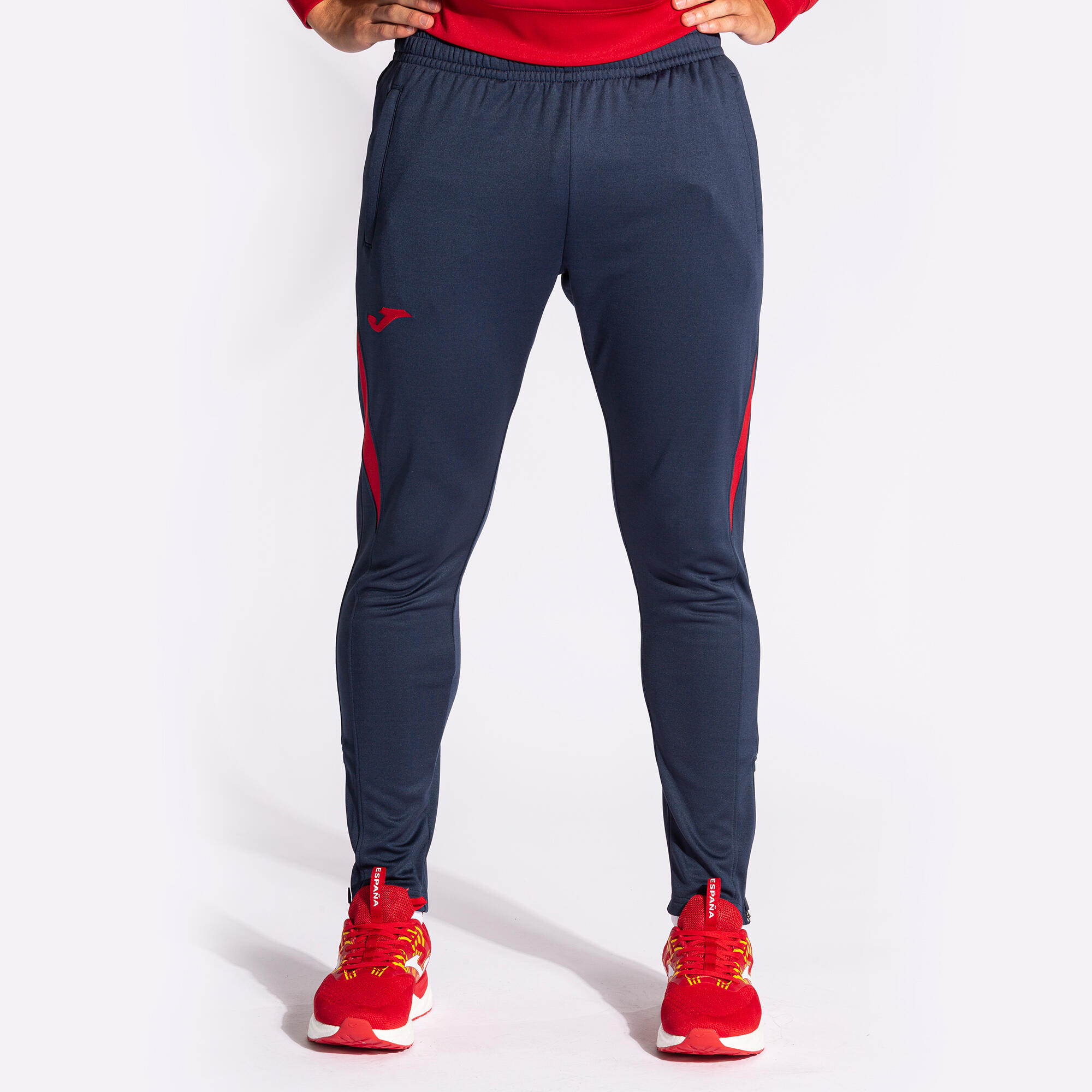 Calça Comprida Futebol Homem Joma Championship VII Azul Marinho 5/7