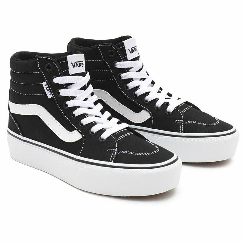 Casual Damessneakers Vans Filmore Hi Platform Zwart