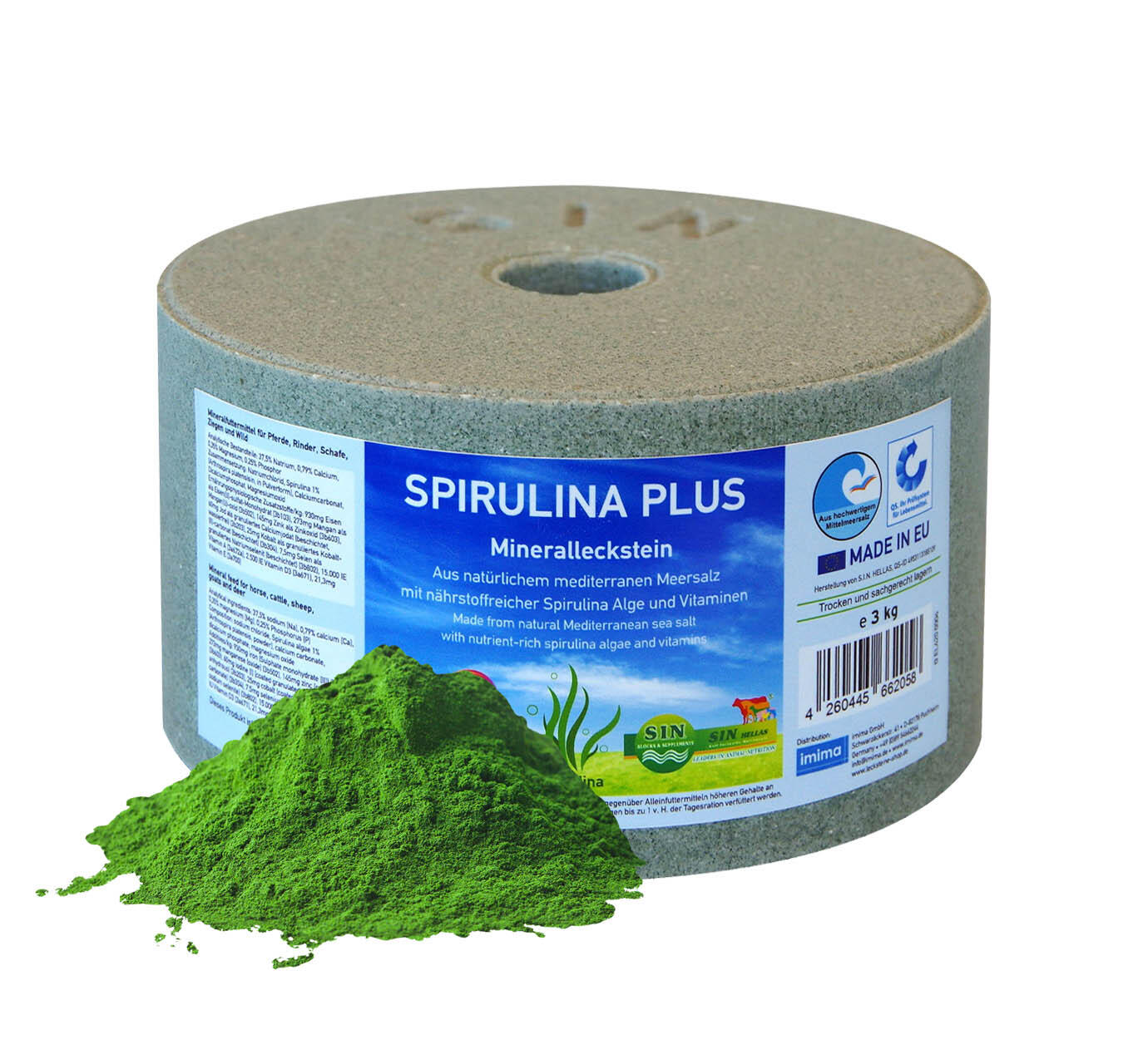 SPIRULINA PLUS Mineralleckstein, 4er Set 2/3