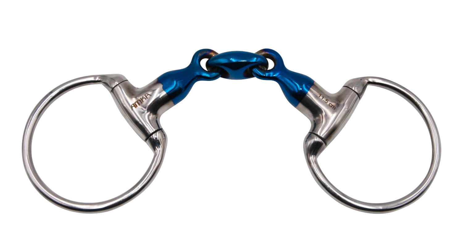 AMKA Olivenkopftrense Sweet Iron doppelt gebrochen Stärke 18mm Ringe 65 mm 2/4