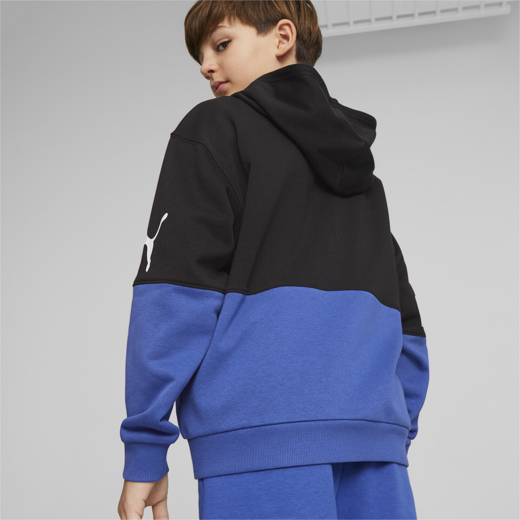 Felpa Sportiva Bambino Puma Power Fz Tr 5/7