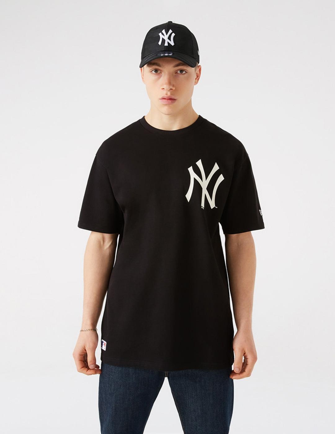 Heren-T-Shirt met Korte Mouwen New Era New York Yankees MLB Zwart 2/7
