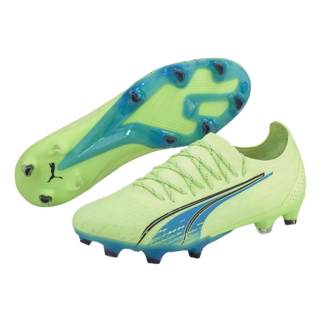 Puma Ultra Ultimate FG/AG Mens Green Football Boots | Decathlon