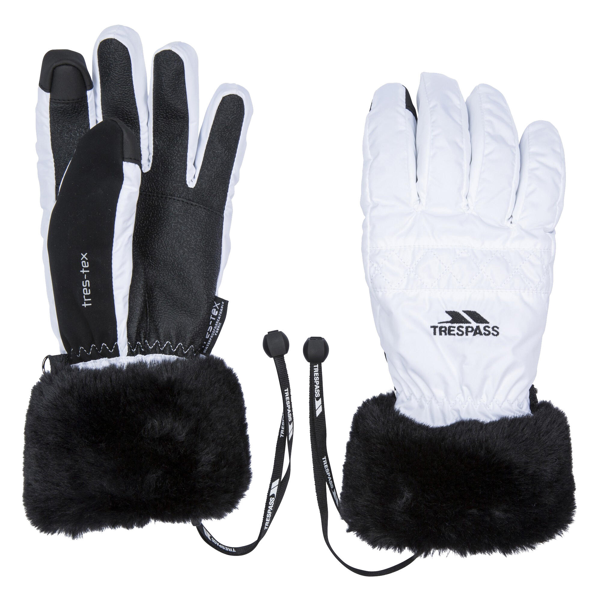 TRESPASS Womens/Ladies Yanki Gloves (White)