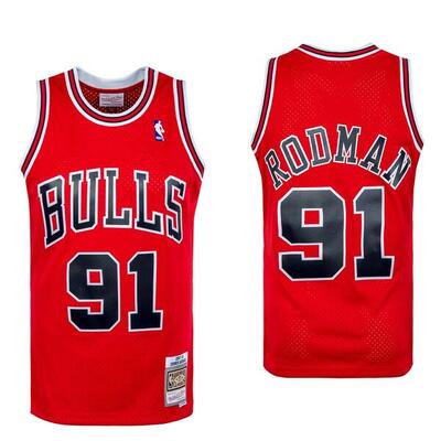 Maglia basket NBA Chicago Bulls Dennis Rodman Uomo MITCHELL & NESS