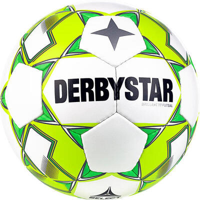Futsalball Brillant TT Fußball Unisex Weiß-Gelb-Grün
