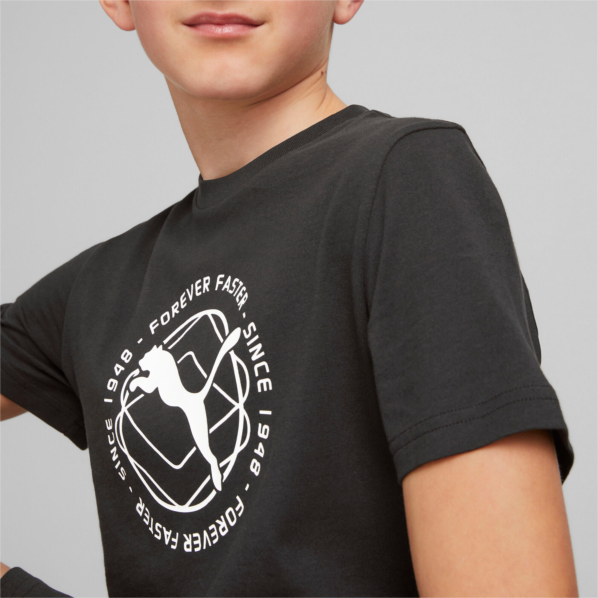 Puma Kinder T-Shirt SPORTS Graphic Tee B 673202 4/7