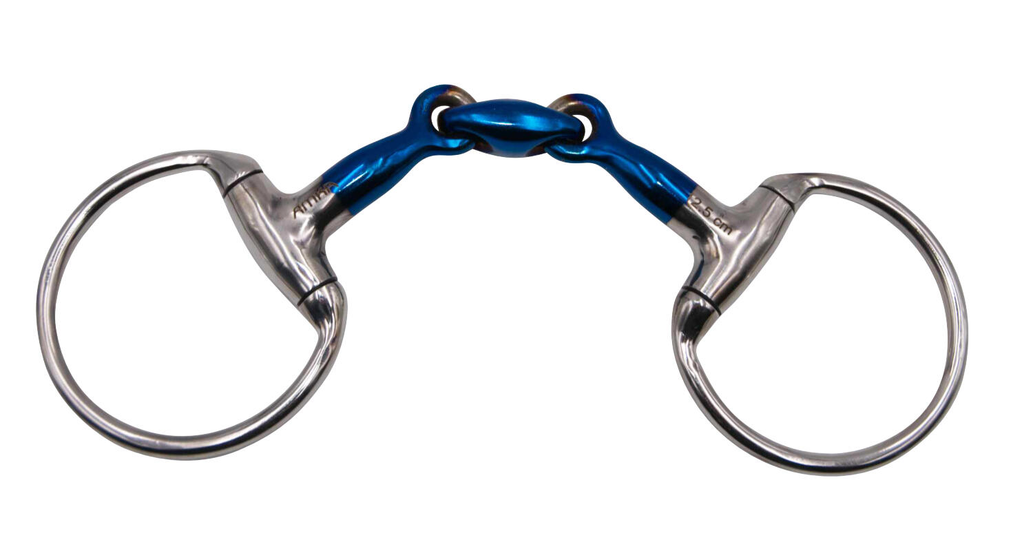 AMKA Olivenkopftrense Sweet Iron doppelt gebrochen Stärke 16 mm Ringe 65 mm 2/4