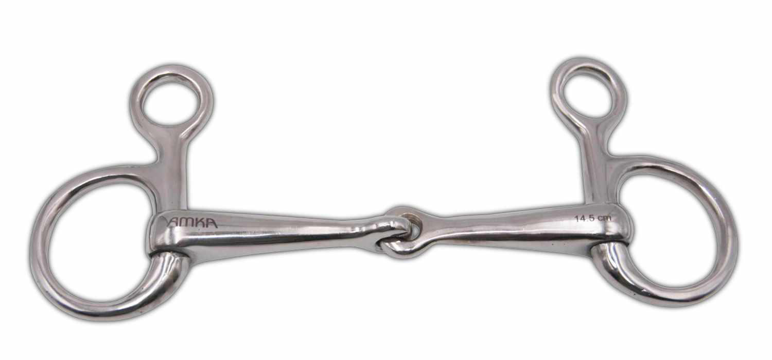 AMKA AMKA Baucher Trense Baucher Gebiss massiv einfach gebrochen