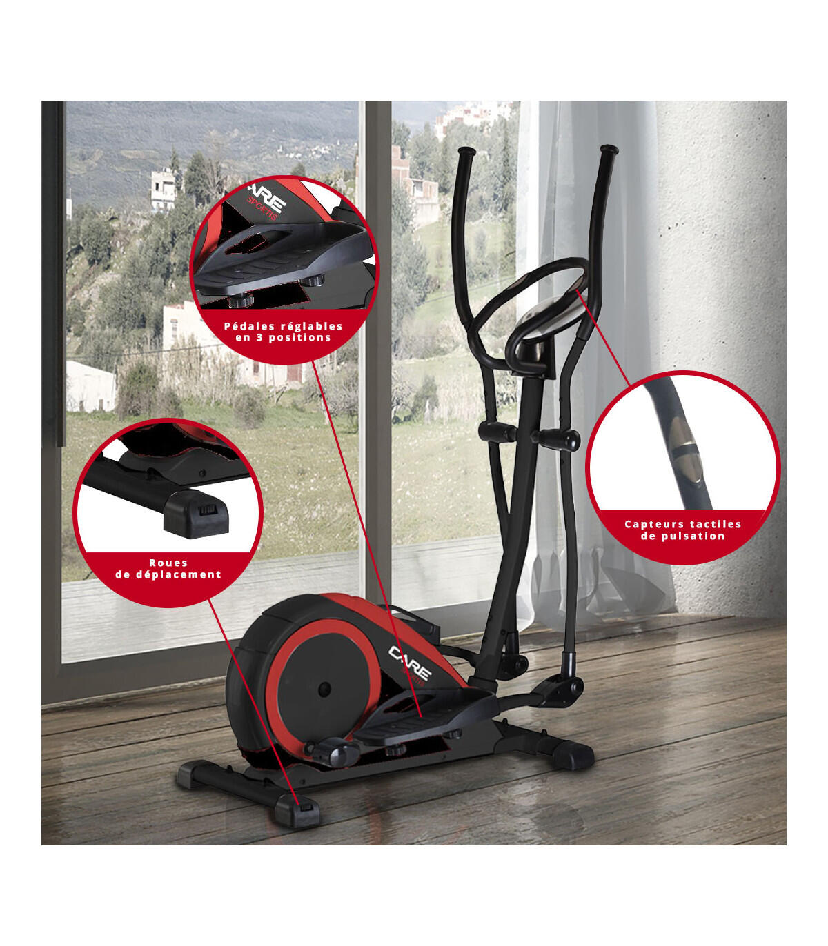 Vélo elliptique SPORTIS - CARE - connecté 5/5