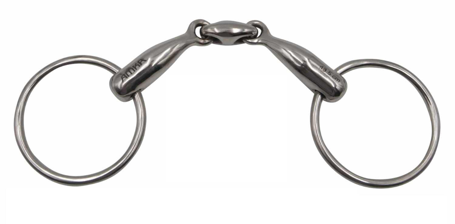 AMKA Wassertrense doppelt gebrochen massiv Edelstahl Stärke 18 mm 3/4