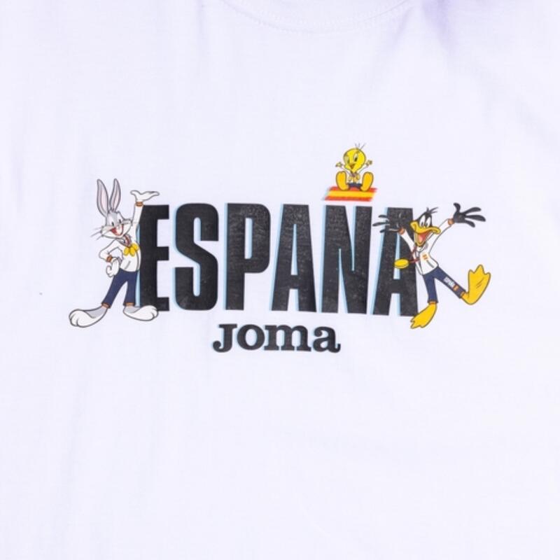 CAMISETA MANGA CORTA LOONEY TUNES BLANCO. 101739ES200A