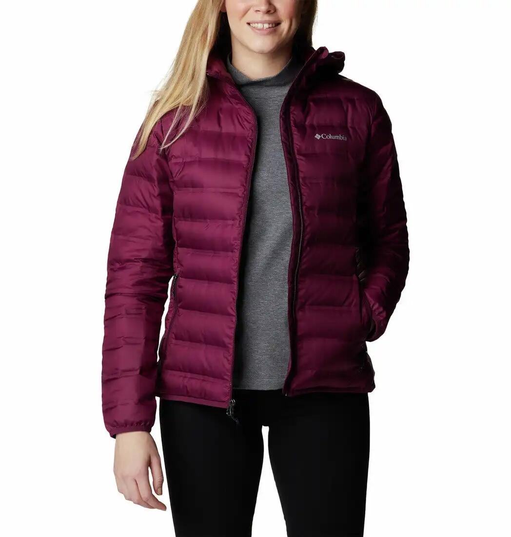 Kurtka turystyczna puchowa damska Columbia Lake 22 Down Hooded Jkt 6/6