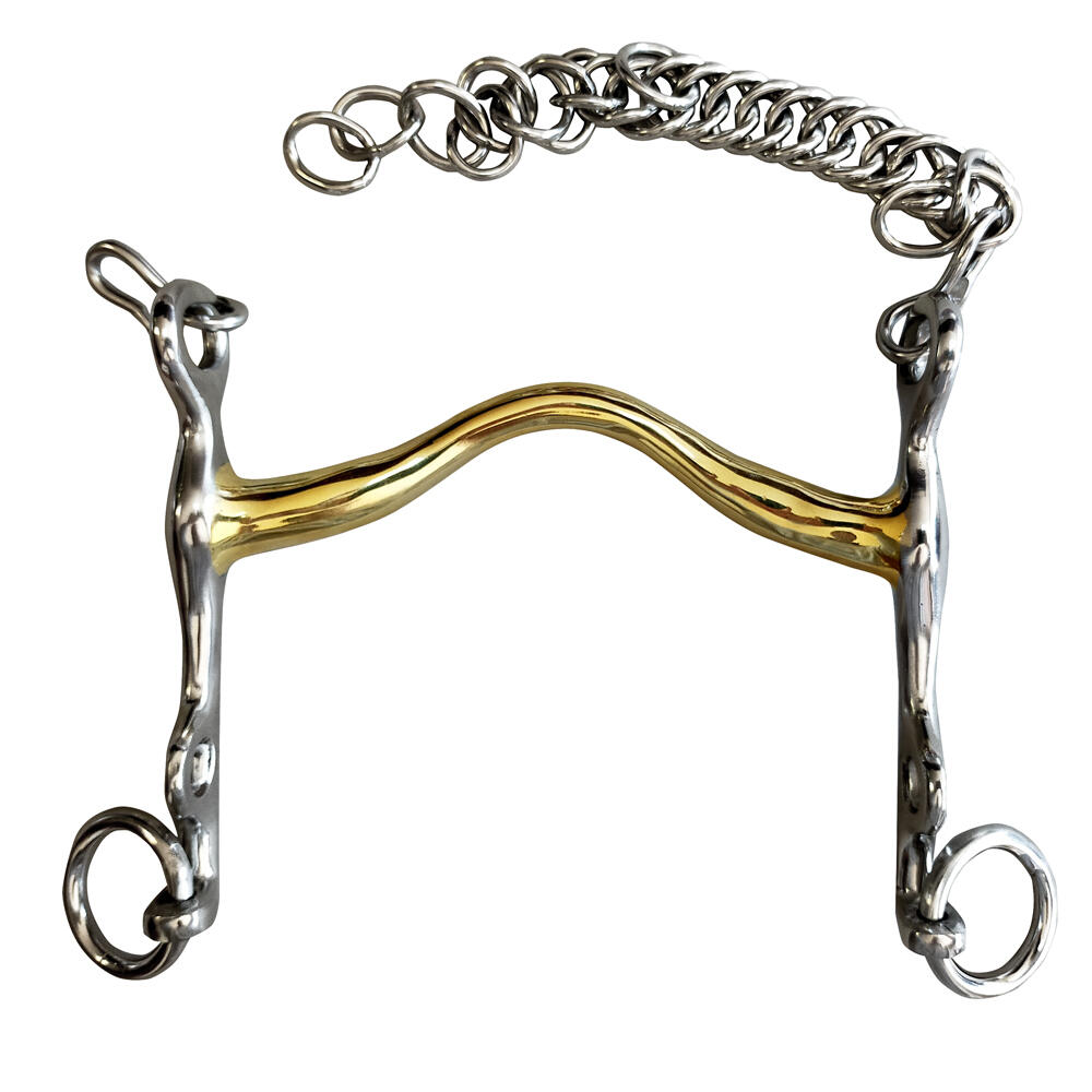 ZALDI Bocado Doma Embocadura Curva Inox Bbi-5115 13.5Cm