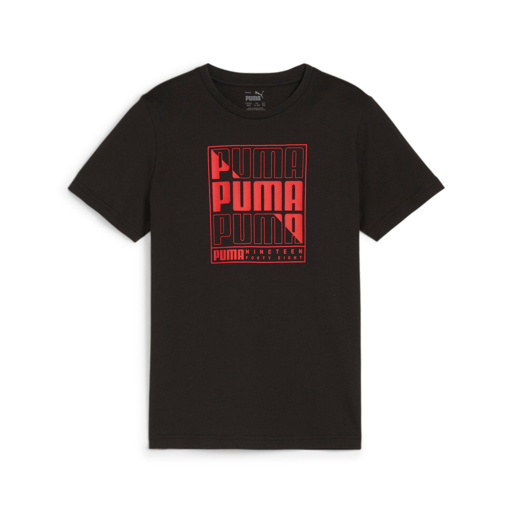 Koszulka Sportowa Chłopięca Puma Graphics Wording