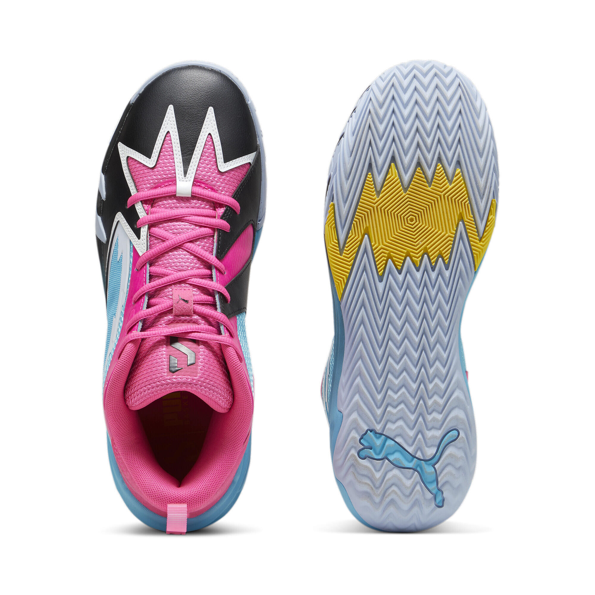 Tênis de basquete Puma modelo 309837-02 para unissex 3/7