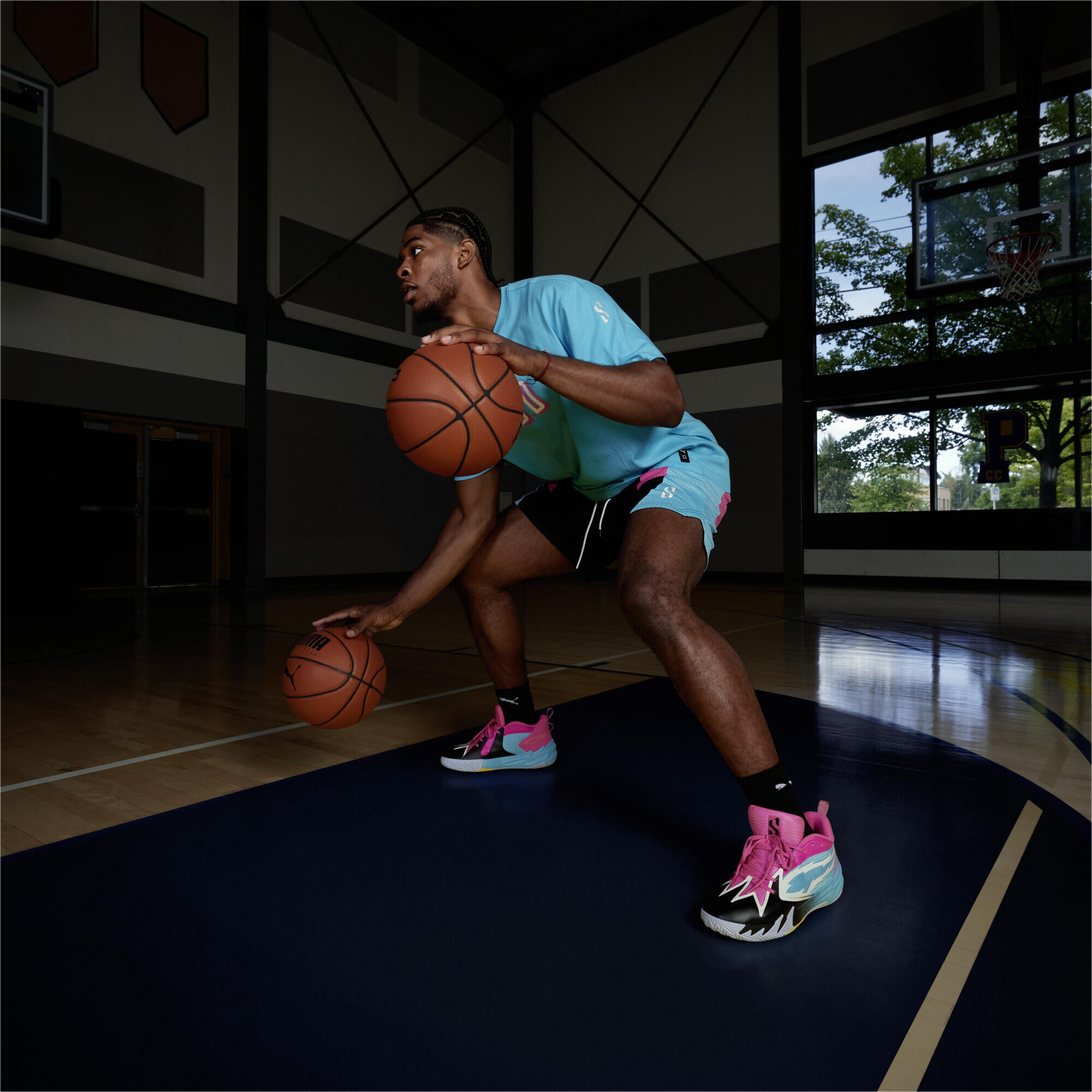 Tênis de basquete Puma modelo 309837-02 para unissex 7/7