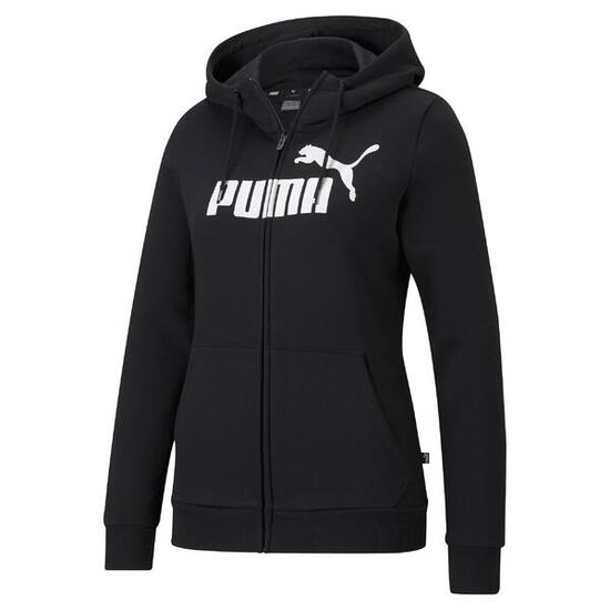 Veste de sweat Femmes Confortable à porter-ESS Logo Full-Zip Hoodie