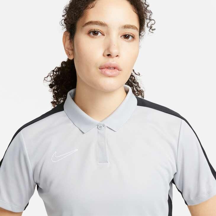 Polo tecnica donna nike grigio 2/4