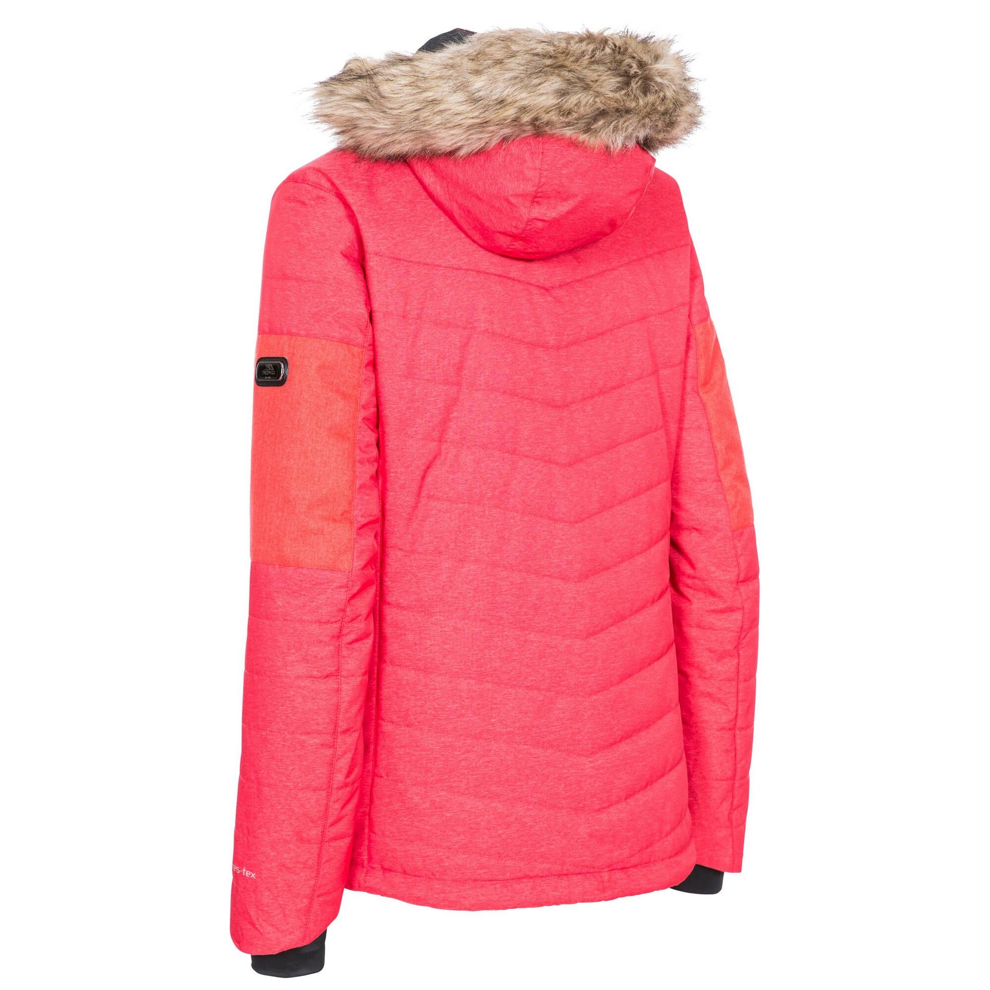 Tiffany Skijacke für Damen Hibiskus-Rot 2/4