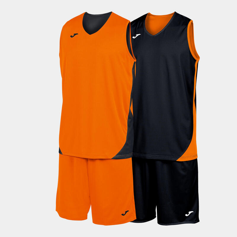 Conjunto Basquetebol Adulto Joma Kansas Laranja