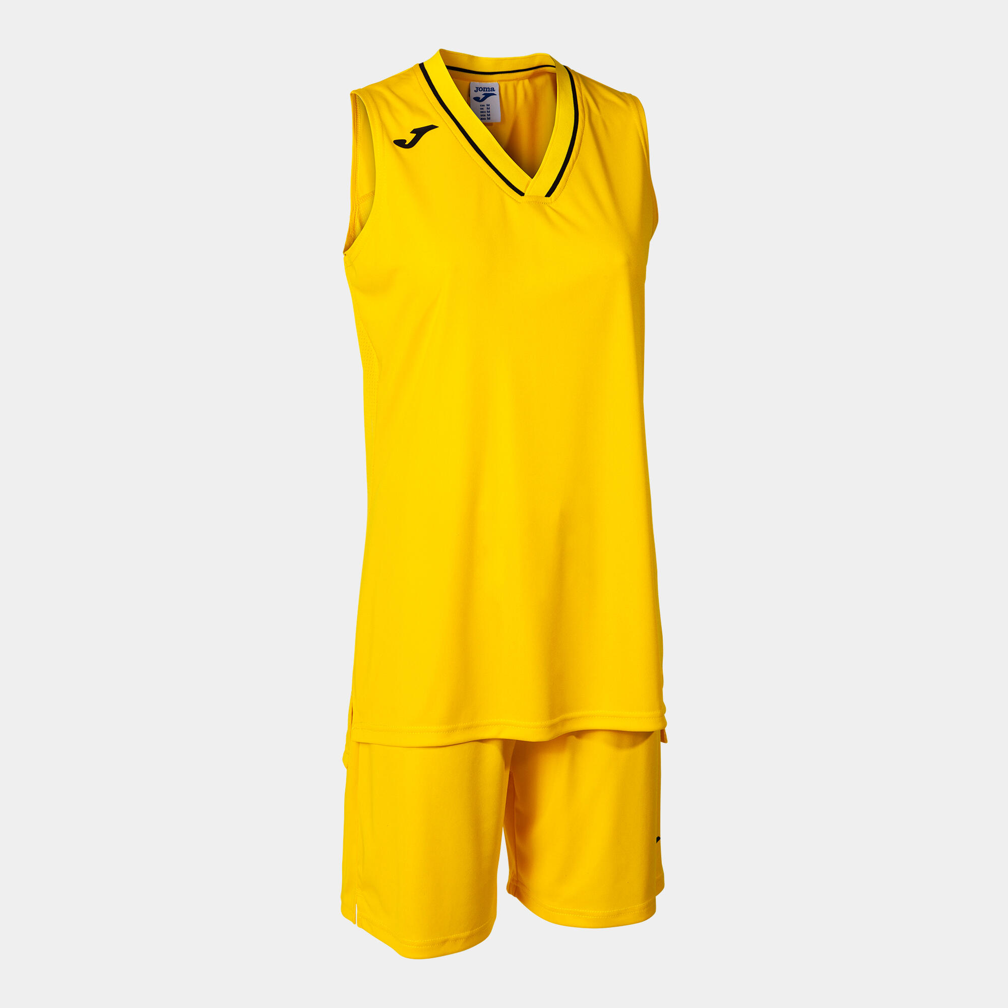 Conjunto Basquetebol Mulher Joma Atlanta Amarelo