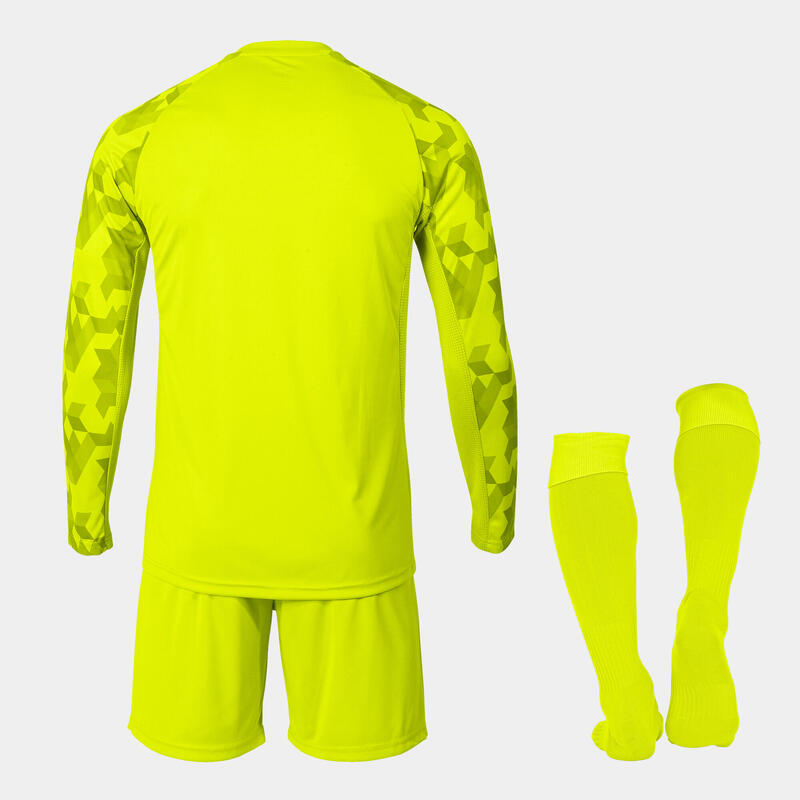 Set Fútbol Niños Joma Zamora VII Amarillo Flúor