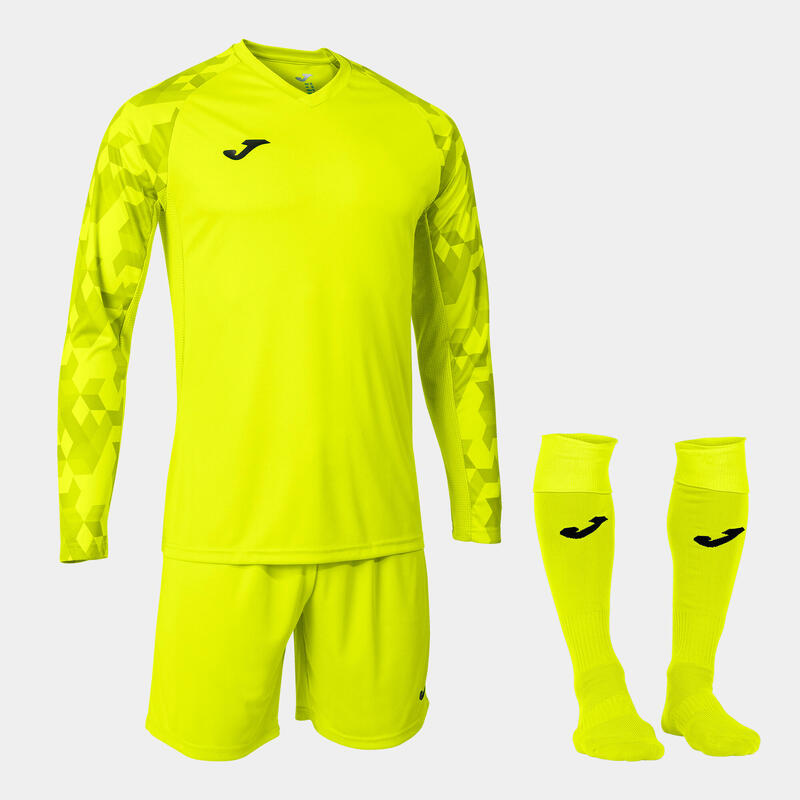 Set Fútbol Hombre Joma Zamora VII Amarillo Flúor