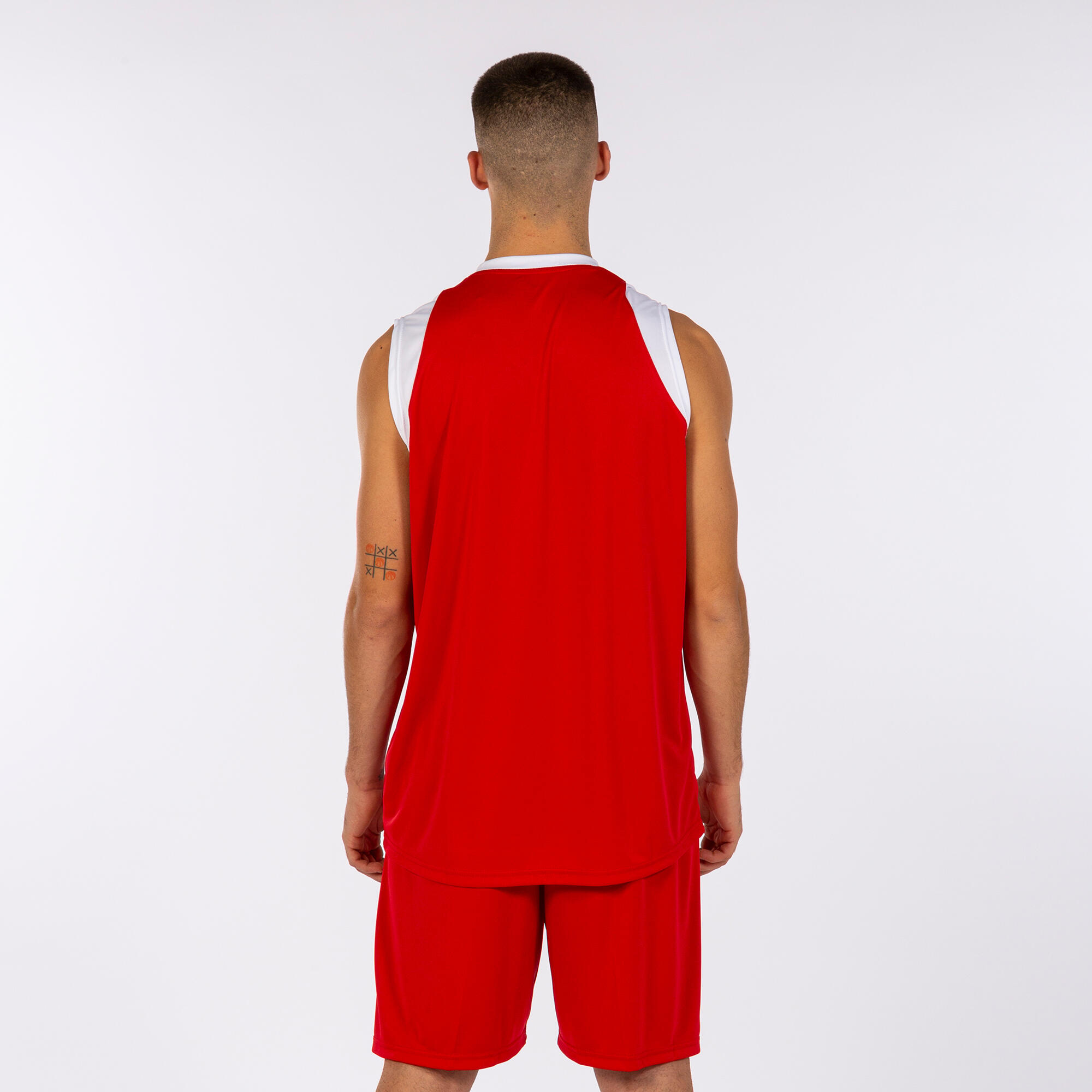 Conjunto Basquetebol Adulto Joma Final II Vermelho 3/7