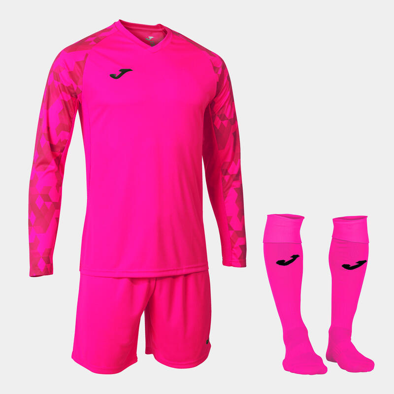 Set Fútbol Niños Joma Zamora VII Rosa Flúor