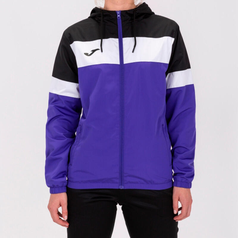 Chubasquero Fútbol Niños Joma Crew IV Morado