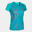 Camiseta Manga Corta Running Mujer Joma Elite IX Turquesa