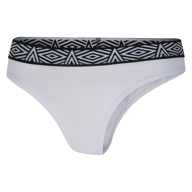 "Core" Thong für (3erPack) Damen Schwarz/Grau/Weiß