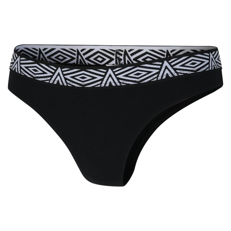 "Core" Thong für (3erPack) Damen Schwarz/Grau/Weiß