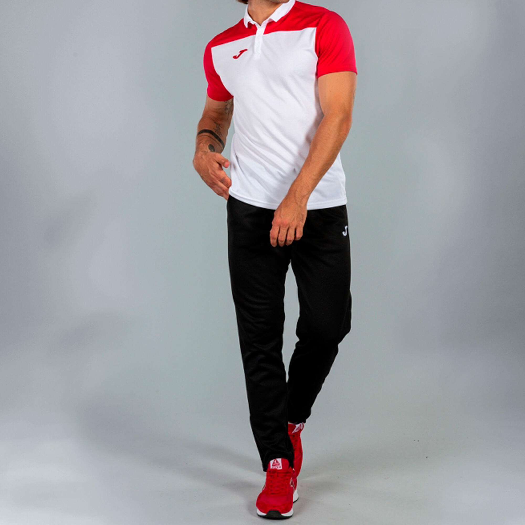 Polo Manches Courtes Football Enfants Joma Hobby II Blanc 5/7