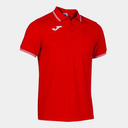 Polo Manga Corta Fútbol Hombre Joma Campus III Rojo