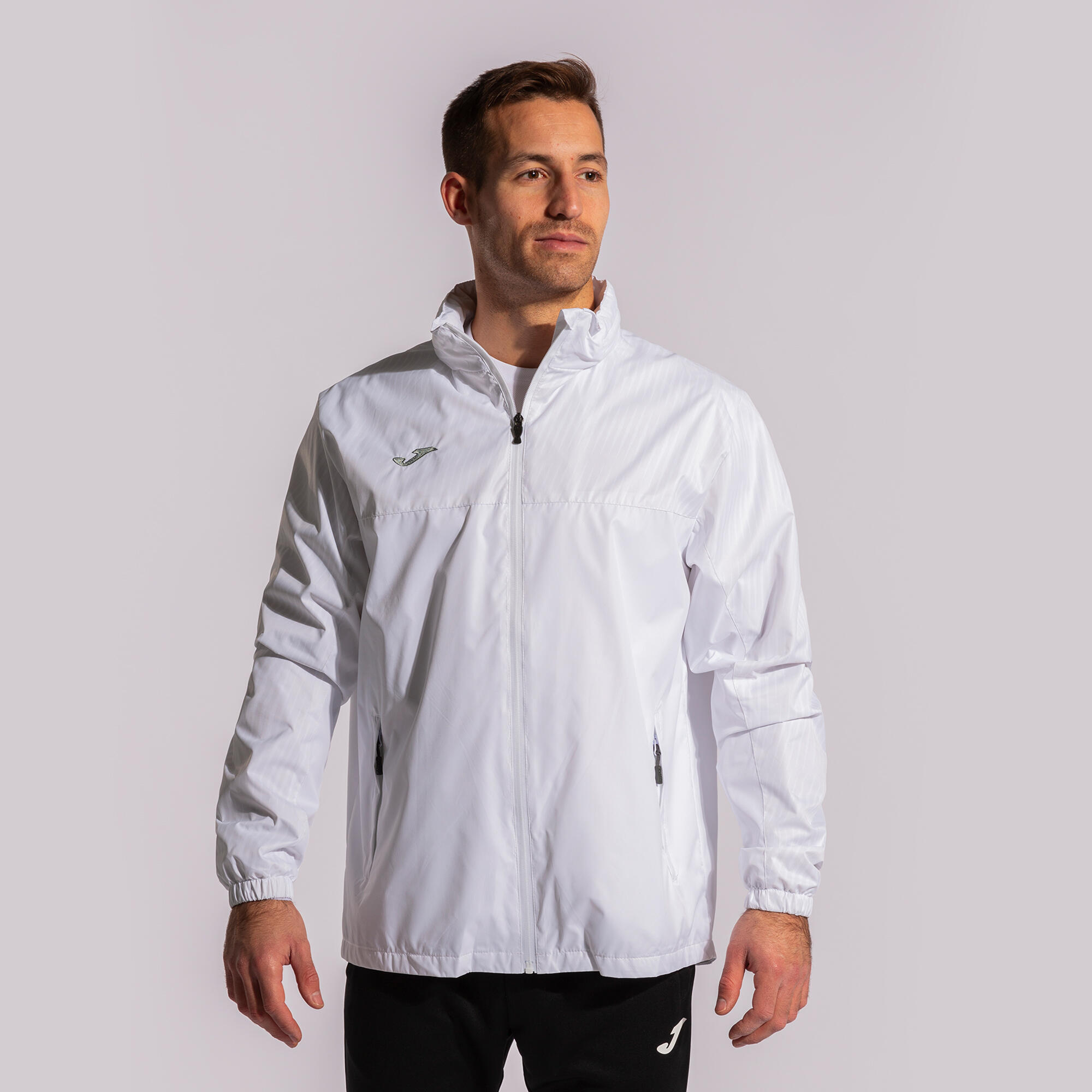 Chubasquero Fútbol Hombre Joma Montreal Blanco 2/5