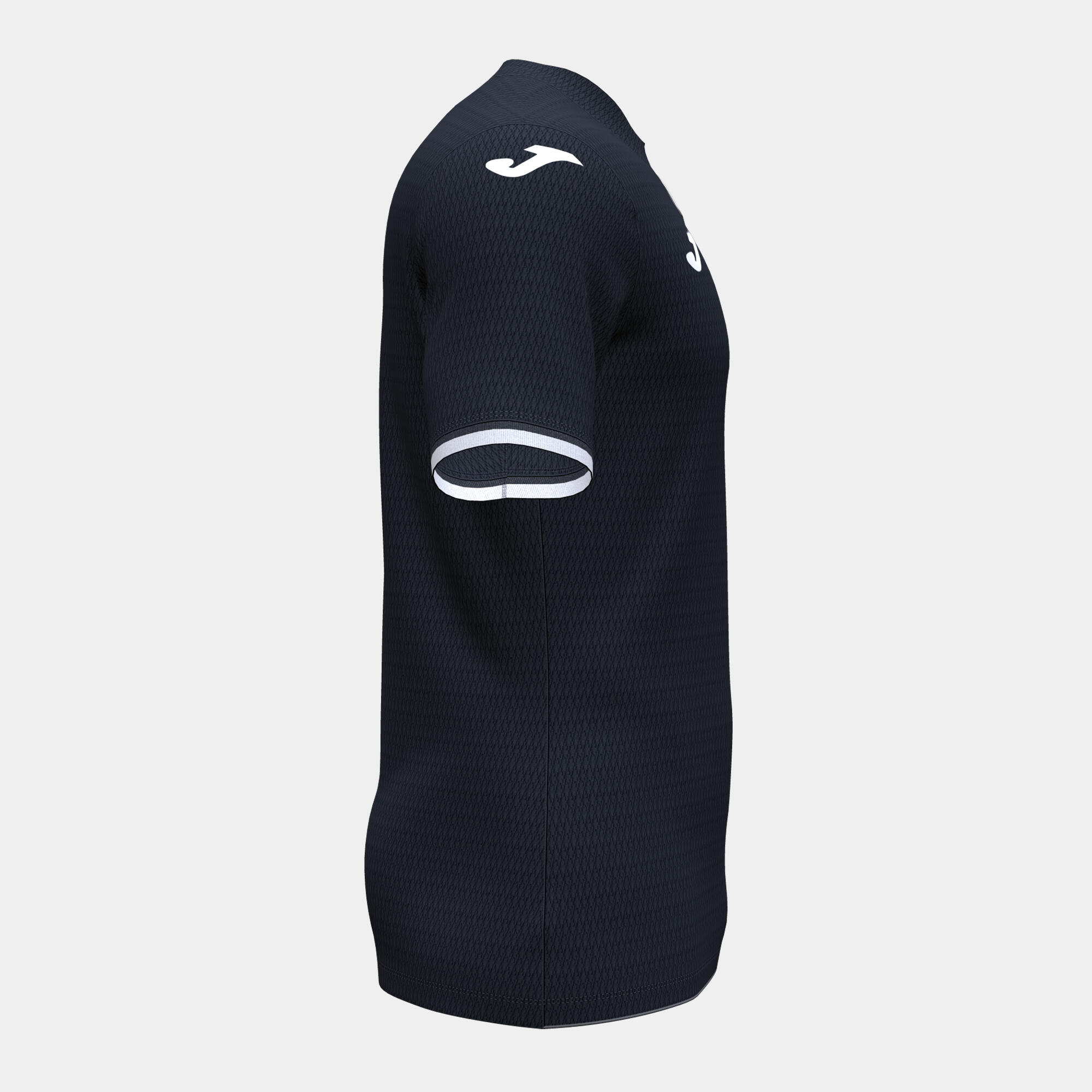 Camiseta Manga Corta Fútbol Niños Joma Toletum IV Negro 3/4