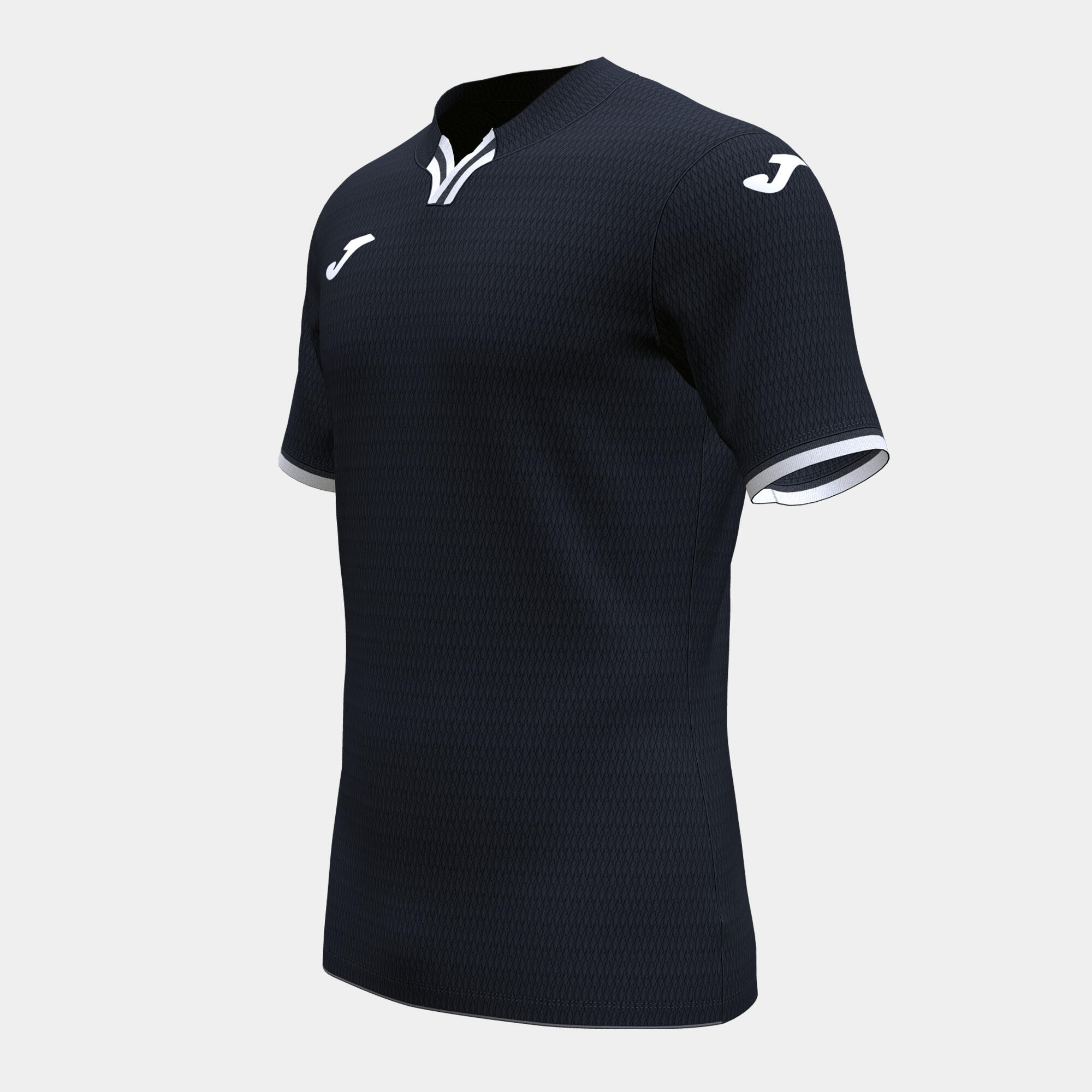 Camiseta Manga Corta Fútbol Niños Joma Toletum IV Negro 4/4