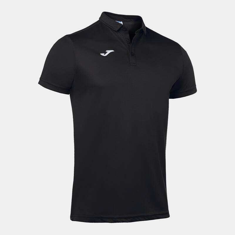 Polo Manga Corta Golf Hombre Joma Hobby Negro