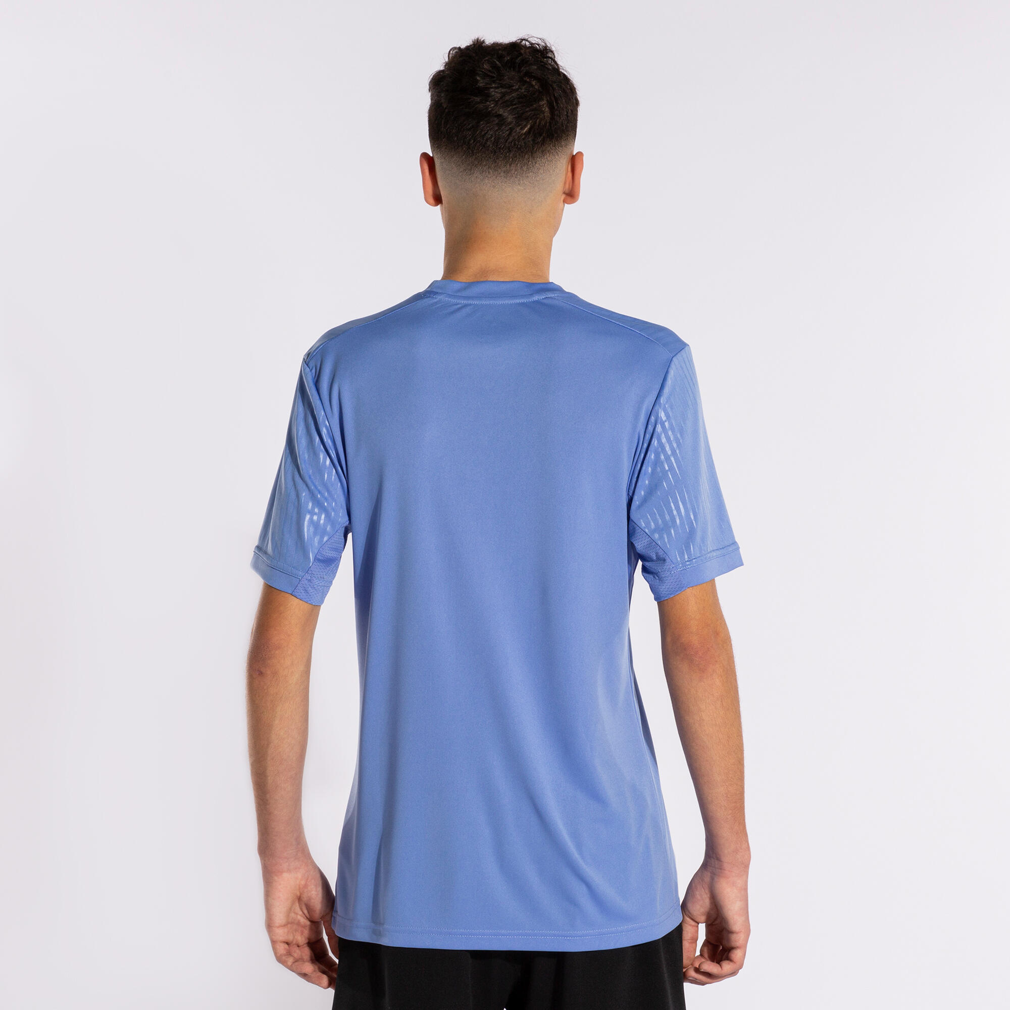 Camiseta Manga Corta Pádel Niños Joma Montreal Azul 3/5