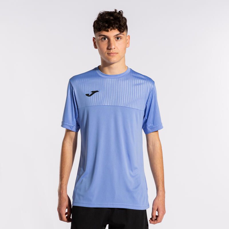 Camiseta Manga Corta Pádel Niños Joma Montreal Azul