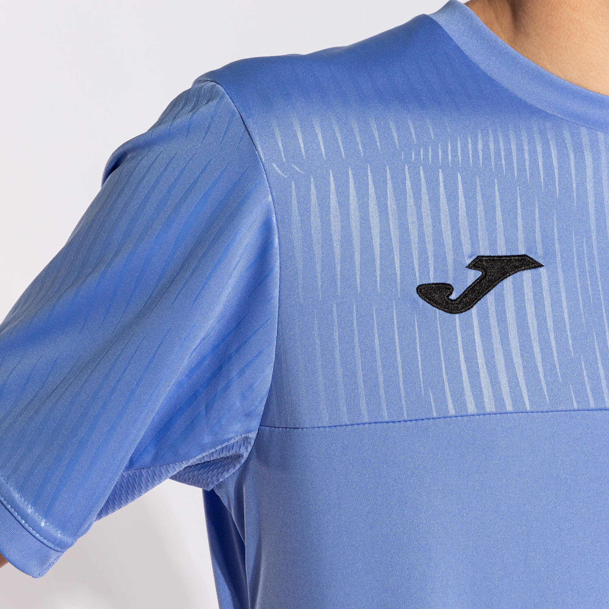 Camiseta Manga Corta Pádel Niños Joma Montreal Azul 4/5