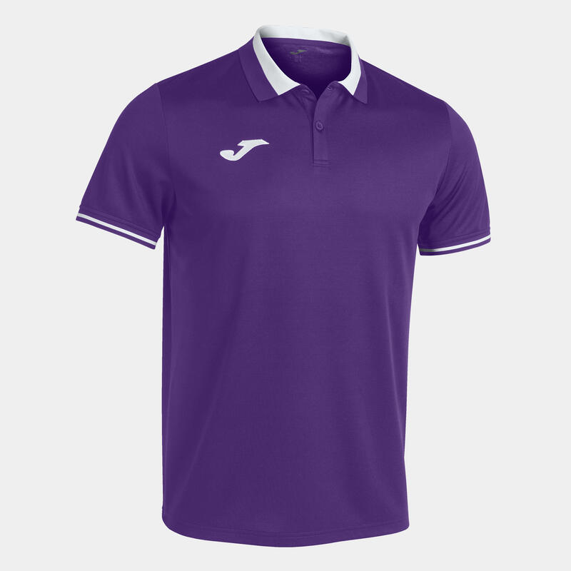 Polo Manga Corta Fútbol Niños Joma Championship VI Morado