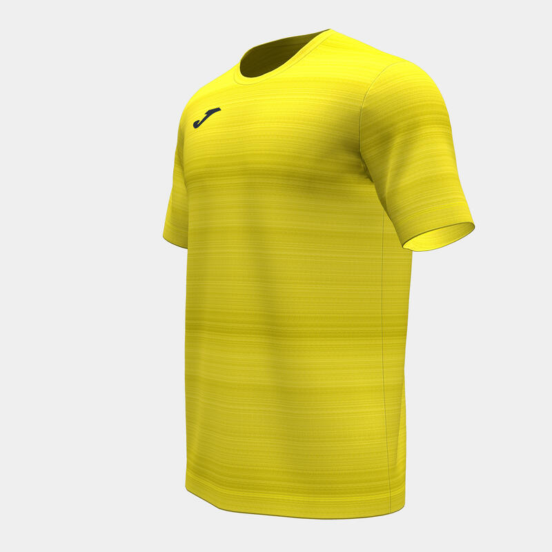 Camiseta Manga Corta Fútbol Hombre Joma Grafity III Amarillo