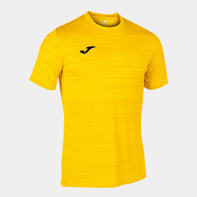 Camiseta Manga Corta Fútbol Hombre Joma Grafity III Amarillo