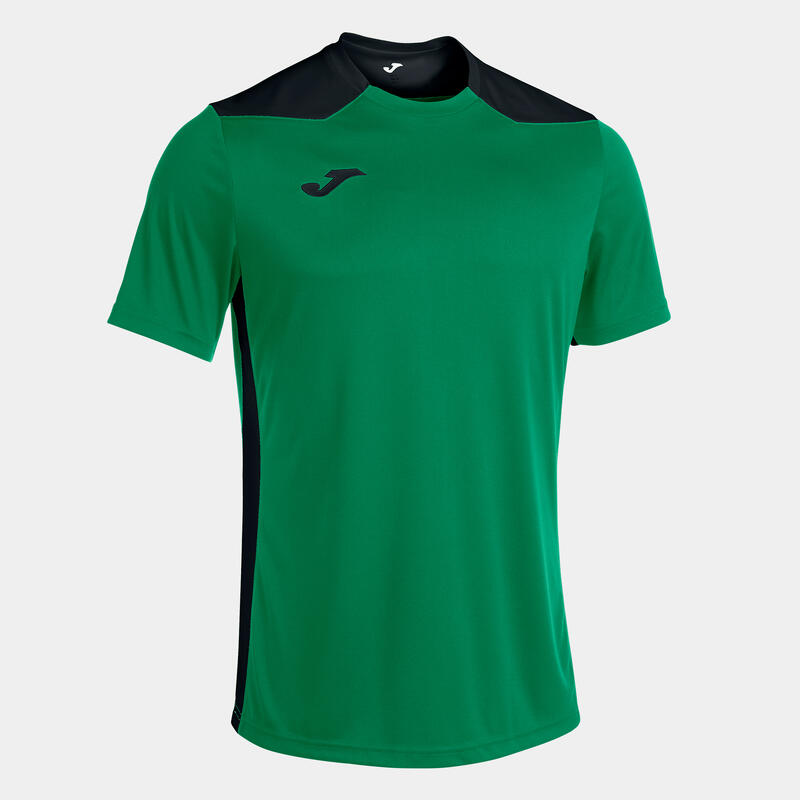 Camiseta Manga Corta Fútbol Hombre Joma Championship VI Verde