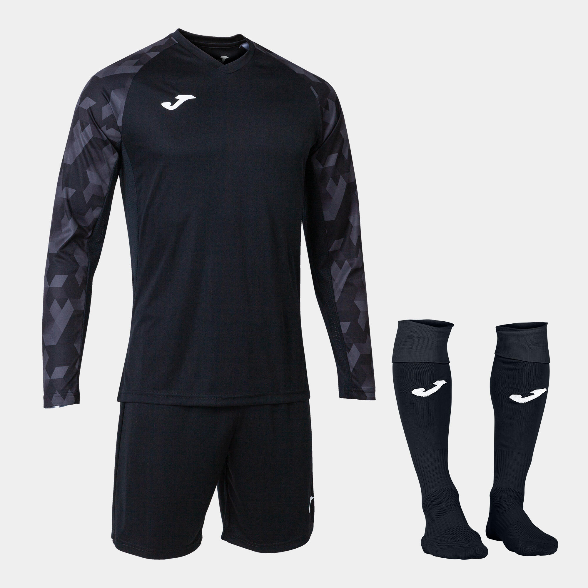 Conjunto futebol criança joma zamora vii preto