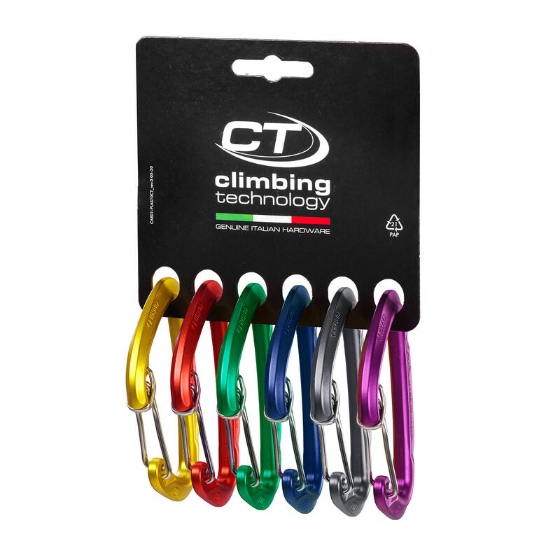 Climbing Technology Berry W karabijnhaakset, 6-dlg.